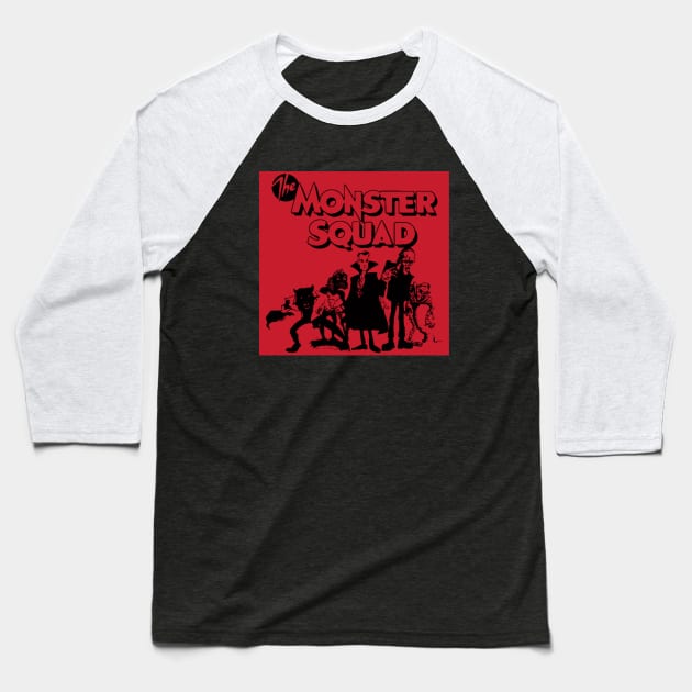 the monster squad red and black design Baseball T-Shirt by hot_issue